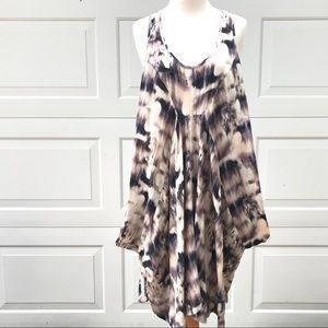All Saints Tie Dye Silk Dress, 4